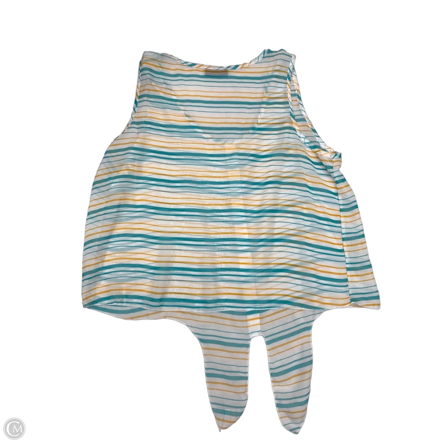 Blouse Sleeveless By Clothes Mentor In Striped Pattern, Size: 3x