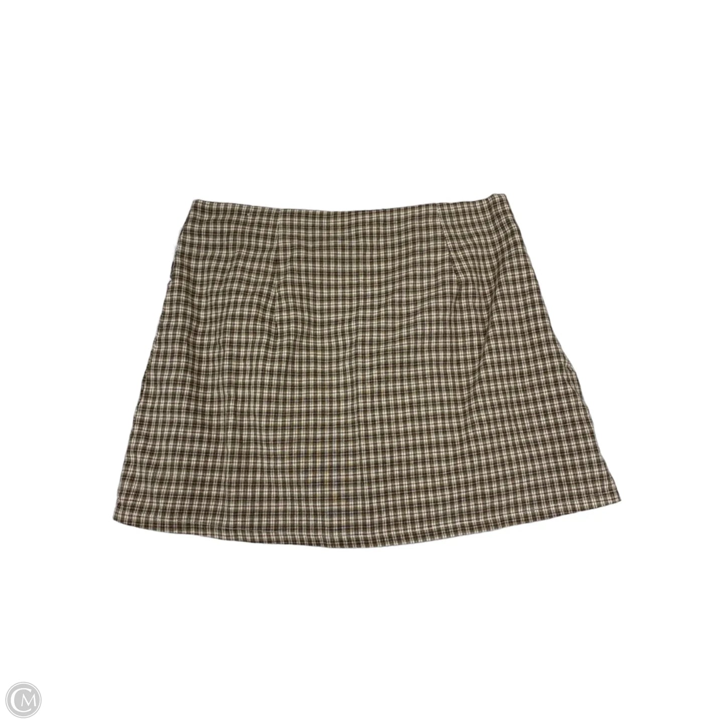 Skirt Mini & Short By Shein In Plaid Pattern, Size: 18