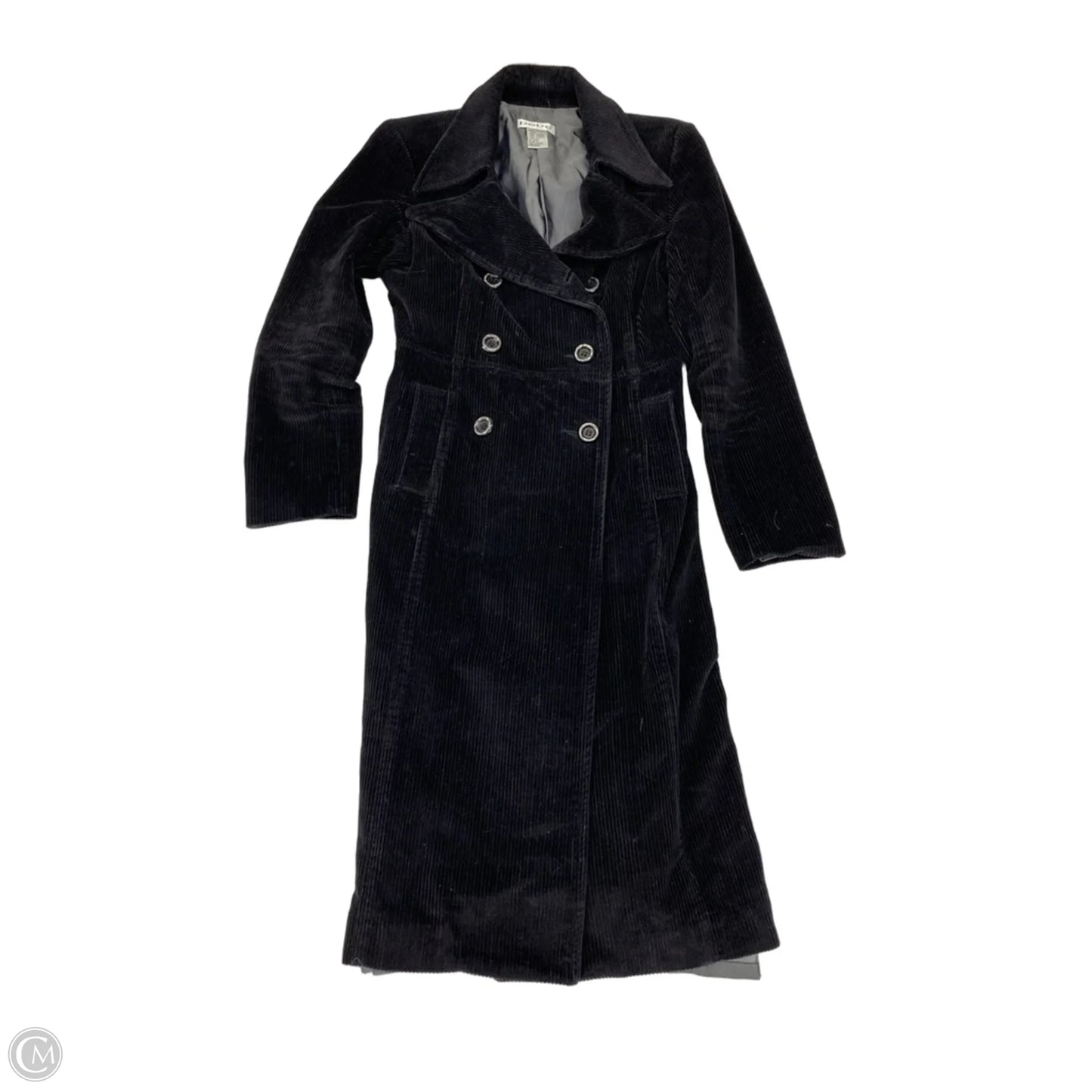 Coat Trench Coat By Bebe In Black, Size: Xs