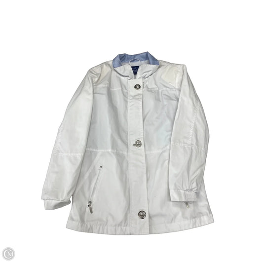 Jacket Utility By Clothes Mentor In White, Size: S
