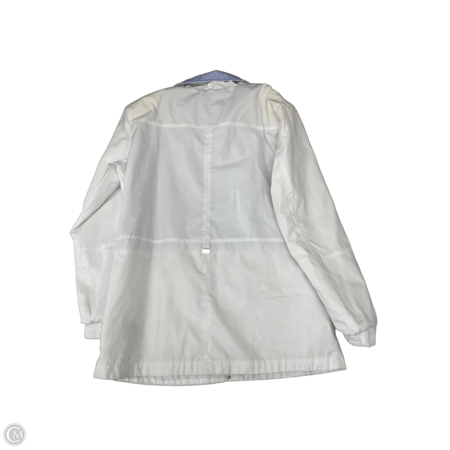 Jacket Utility By Clothes Mentor In White, Size: S