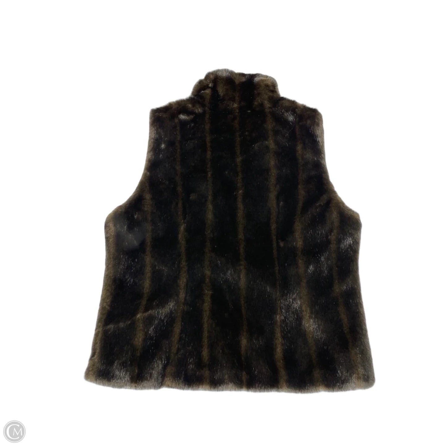 Vest Faux Fur & Sherpa By Luii In Brown, Size: M
