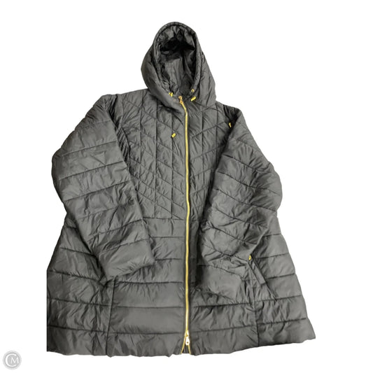 Coat Puffer & Quilted By Lane Bryant In Black, Size: 3x