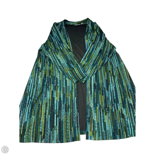 Cardigan By Susan Graver In Green, Size: 3x