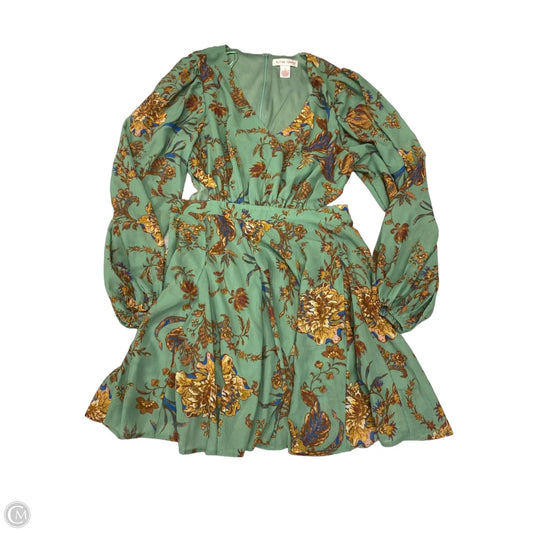 Dress Casual Midi By Flying Tomato In Green, Size: L