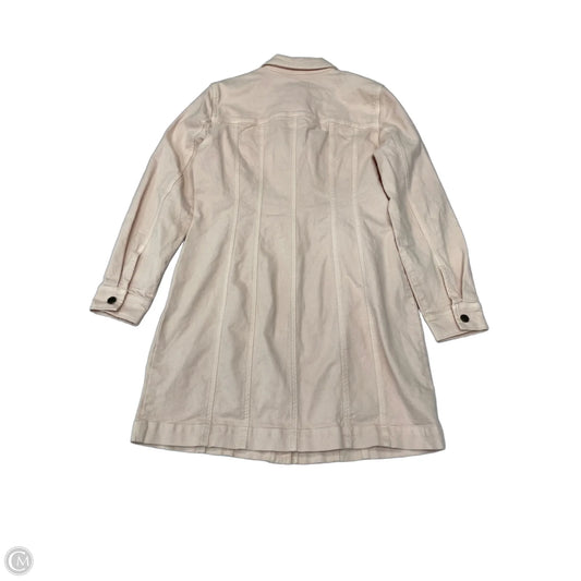 Jacket Denim By Loft In Peach, Size: M