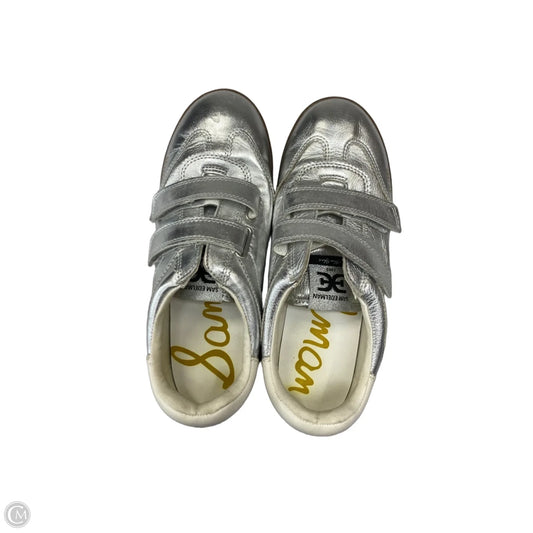 Shoes Sneakers By Sam Edelman In Silver, Size: 8