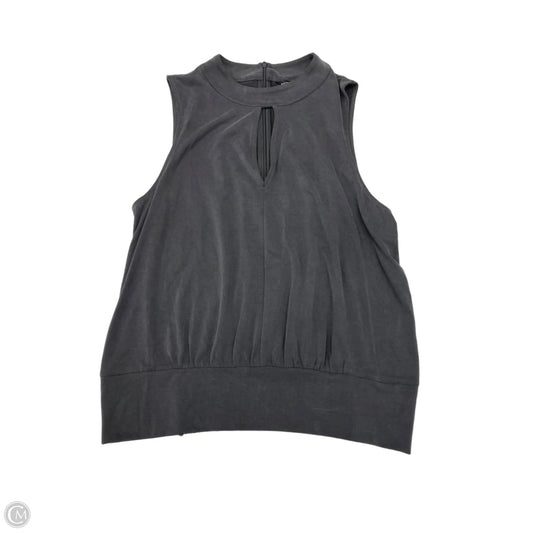 Blouse Sleeveless By White House Black Market In Grey, Size: L