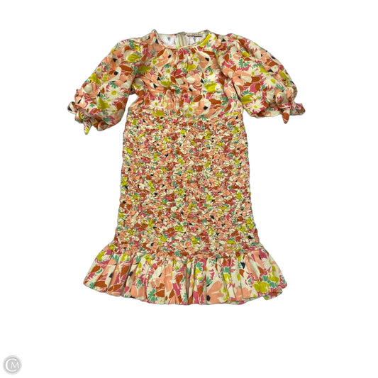 Dress Casual Midi By Clothes Mentor In Floral Print, Size: Xs