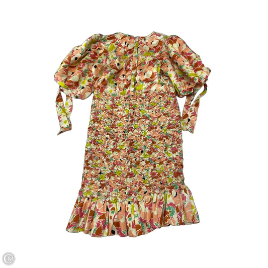 Dress Casual Midi By Clothes Mentor In Floral Print, Size: Xs