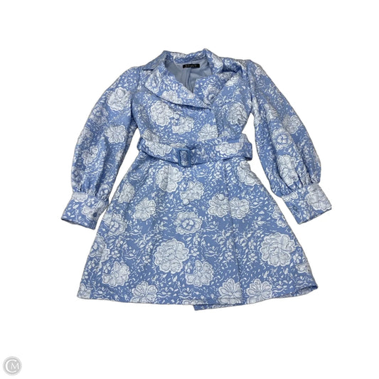 Dress Work By Simplee In Blue, Size: S