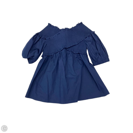 Top 3/4 Sleeve By White House Black Market In Navy, Size: M
