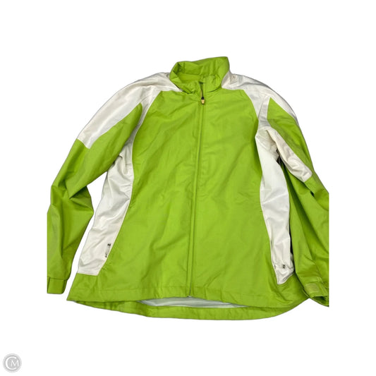 Jacket Windbreaker By Under Armour In Green, Size: L