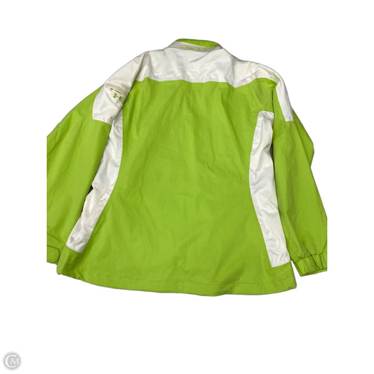 Jacket Windbreaker By Under Armour In Green, Size: L