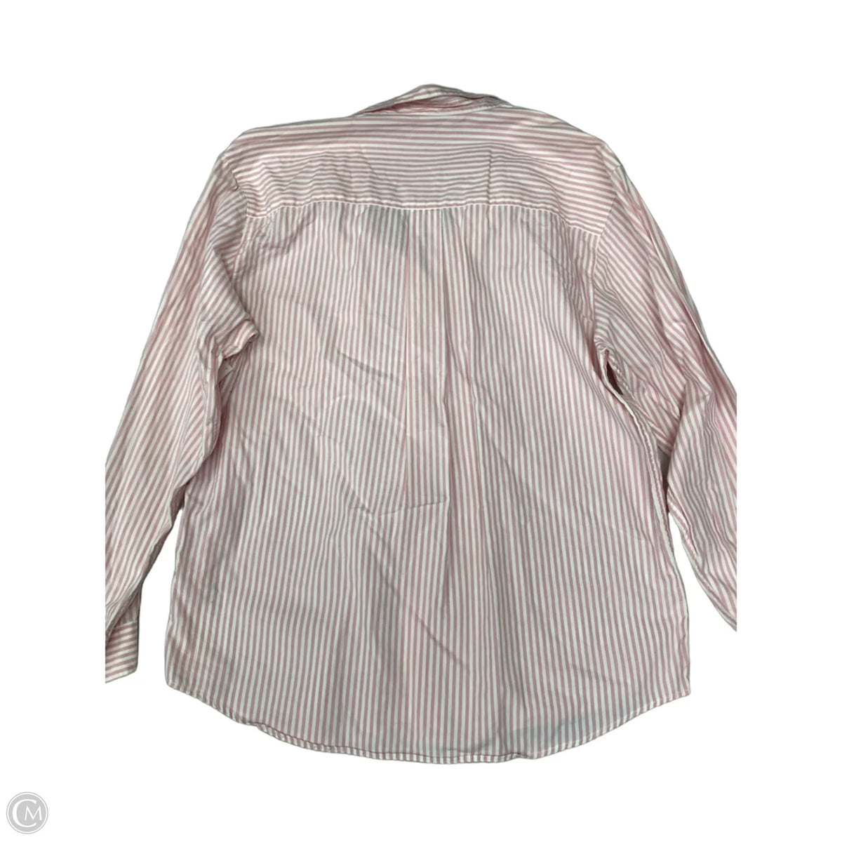 Top Long Sleeve Basic By Talbots In Striped Pattern, Size: M