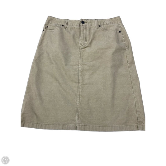 Skirt Mini & Short By L.l. Bean In Tan, Size: 6