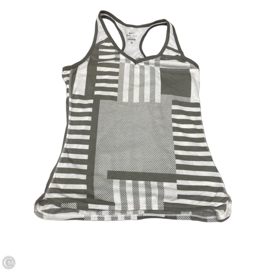 Athletic Tank Top By Nike In Grey, Size: L