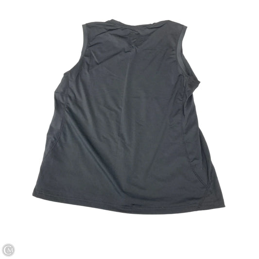 Athletic Tank Top By Nike In Black, Size: L