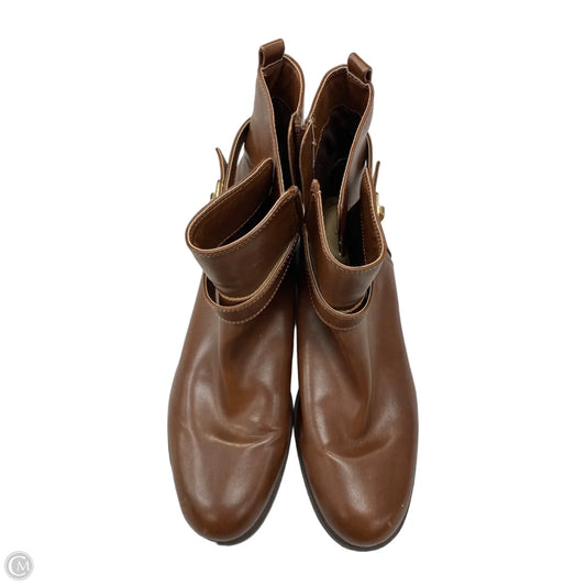 Boots Ankle Flats By Giani Bernini In Brown, Size: 11