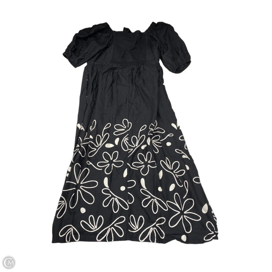 Dress Casual Maxi By Cato In Black & White, Size: L