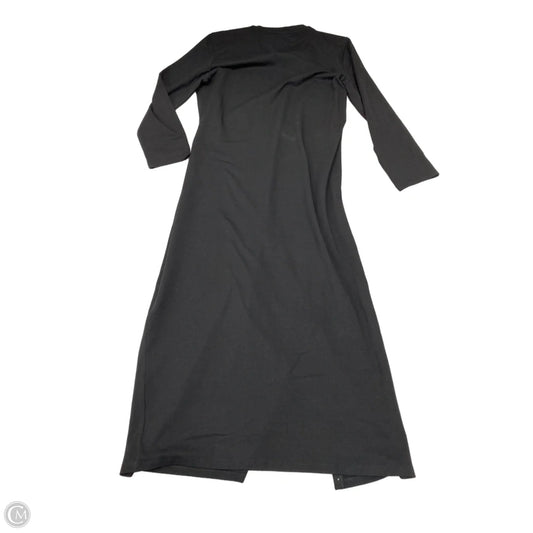 Dress Casual Maxi By Theory In Black, Size: L