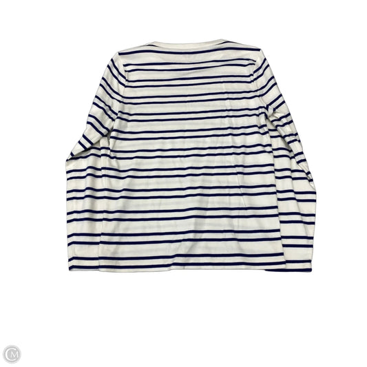 Top Long Sleeve By J. Crew In Striped Pattern, Size: Xl