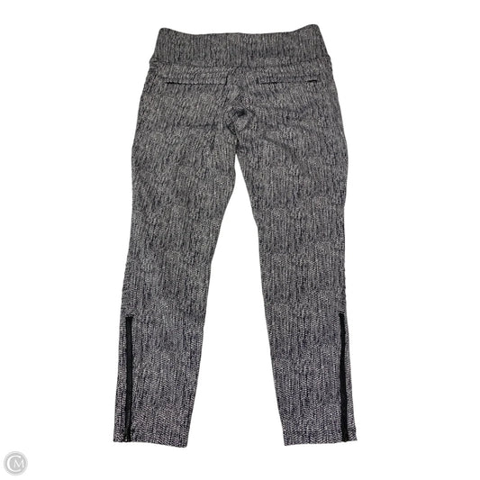 Athletic Leggings By Athleta In Black & White, Size: L