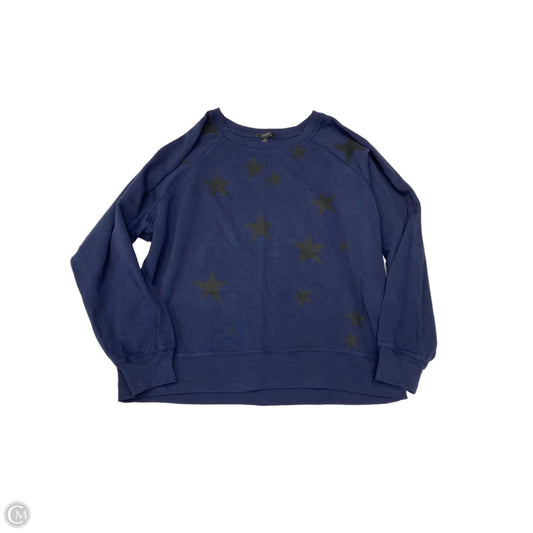 Sweatshirt Crewneck By J. Crew In Navy, Size: M