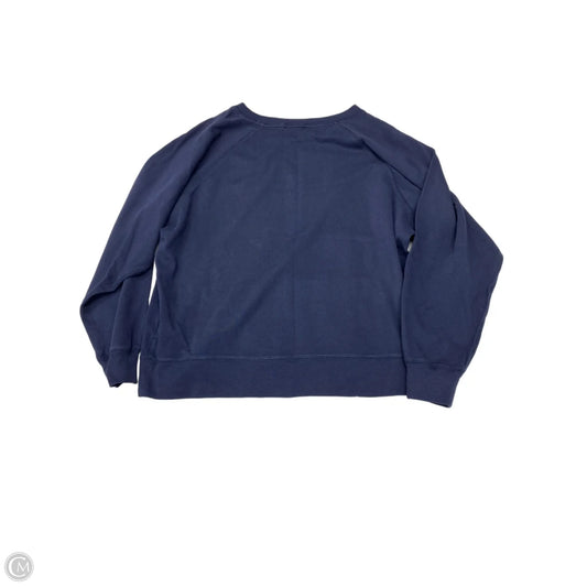Sweatshirt Crewneck By J. Crew In Navy, Size: M