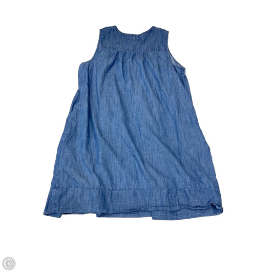 Dress Casual Midi By Sonoma In Blue Denim, Size: 3x