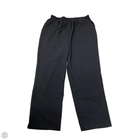 Pants Linen By Maggie Barnes In Black, Size: 1x