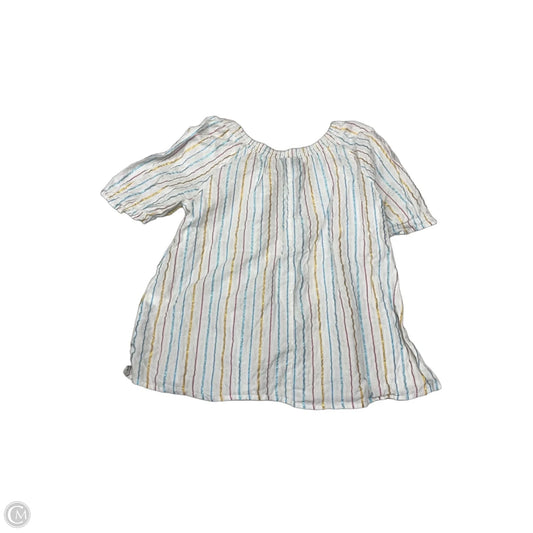 Top Short Sleeve By Lane Bryant In Striped Pattern, Size: Xl