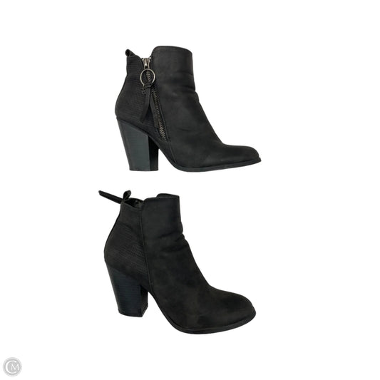 Boots Ankle Heels By Daisy Fuentes In Black, Size: 8