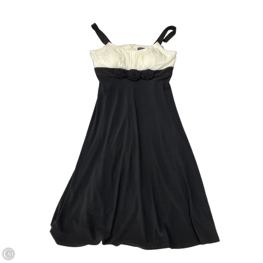 Dress Party Midi By Jessica Howard In Black & Cream, Size: L