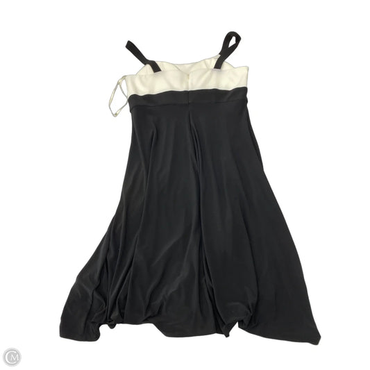 Dress Party Midi By Jessica Howard In Black & Cream, Size: L