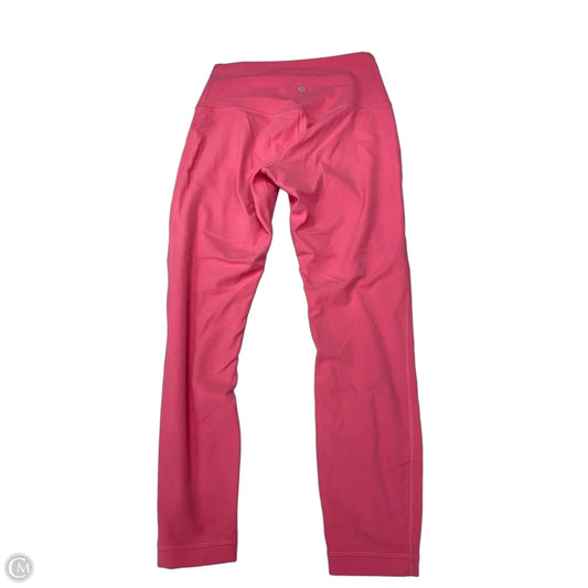 Athletic Leggings By Lululemon In Pink, Size: 8