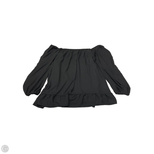 Tunic 3/4 Sleeve By Mumu In Black, Size: M