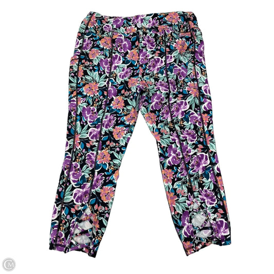 Athletic Leggings By Torrid In Floral Print, Size: 3x