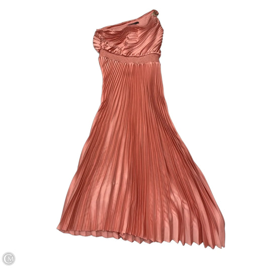 Dress Party Midi By White House Black Market In Peach, Size: S