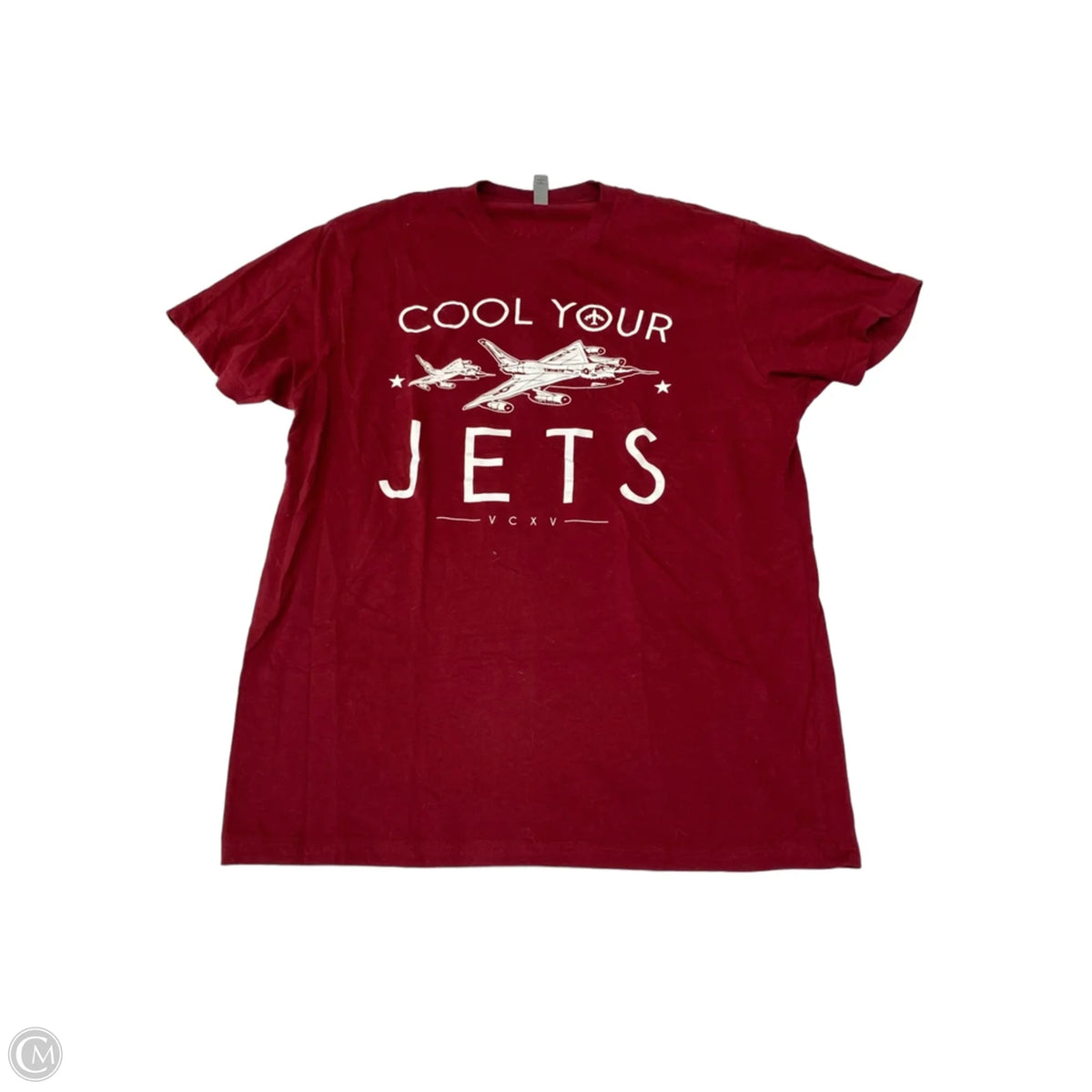 Top Short Sleeve Basic By Next Level In Maroon, Size: L