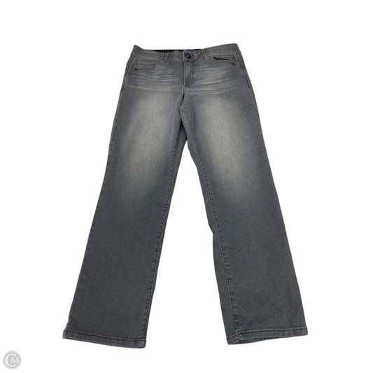 Jeans Straight By Democracy In Grey Denim, Size: 12p