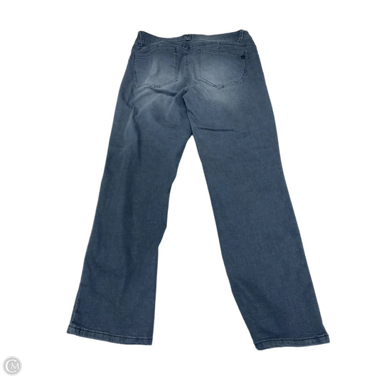 Jeans Straight By Democracy In Grey Denim, Size: 12p