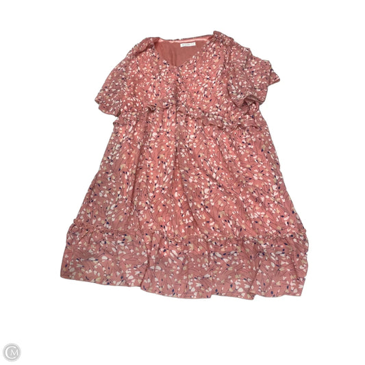 Dress Casual Midi By Nemidor In Pink, Size: 1x
