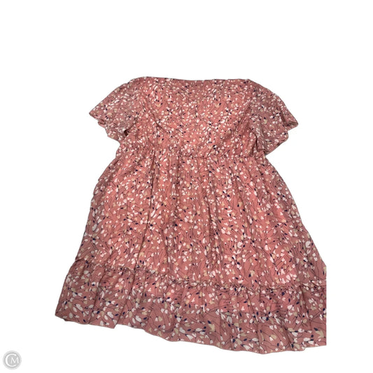 Dress Casual Midi By Nemidor In Pink, Size: 1x