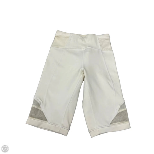 Athletic Shorts By Lululemon In Cream, Size: 4