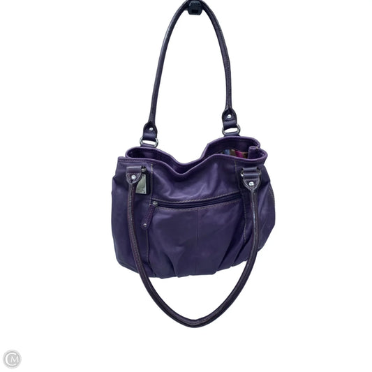 Handbag Leather By Tignanello  Purses, Size: Large