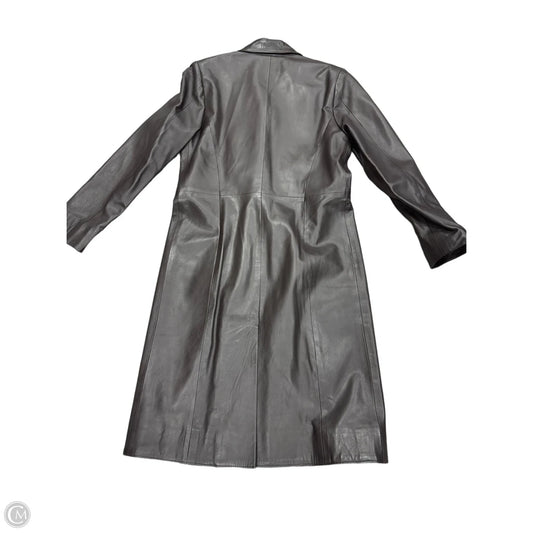 Coat Trench Coat By Clothes Mentor In Brown, Size: S