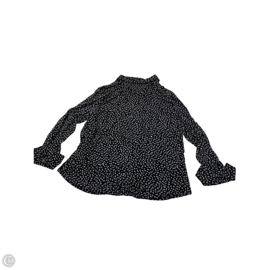 Blouse Long Sleeve By Inc In Black & White, Size: 1x