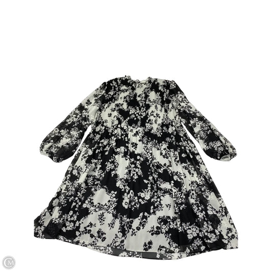 Dress Casual Short By Jessica Howard In Black & White, Size: Xl