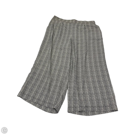 Pants Cropped By Croft And Barrow In Black & White, Size: 18